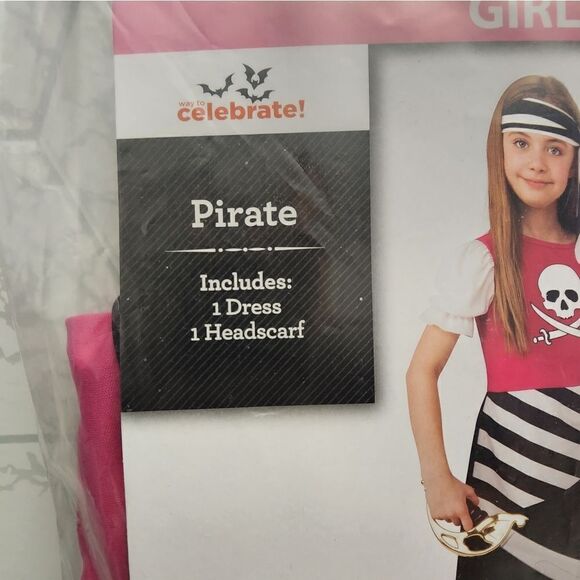 Nwt Halloween Girl's Pirate Costume - Picture 2 of 3